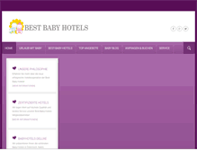Tablet Screenshot of best-baby-hotels.com